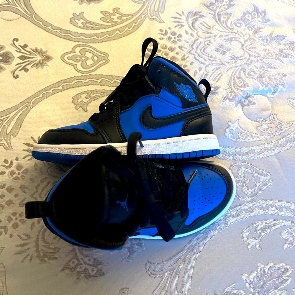 Blue & Black Jordan 1 Mids| Toddler | 11C
